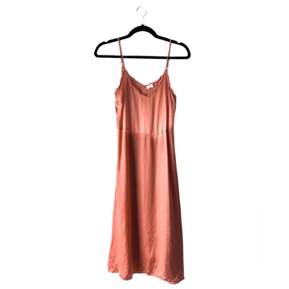 Slip Dress Aritzia Millie Dress Aritzia Wilfred Millie Slip Dress Rose  Quartz